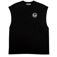 YBF Genuine Drop Sleeveless Tank Black