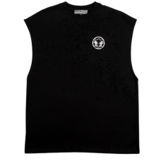 YBF Genuine Drop Sleeveless Tank Black