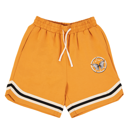 YBF Genuine Drop Court Sweat Shorts Burnt Orange