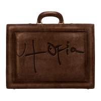 Travis Scott Utopia Briefcase Brown