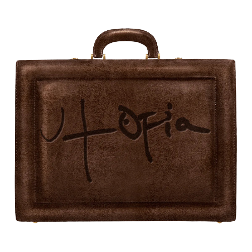 Travis Scott Utopia Briefcase Brown