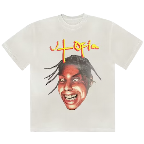 Travis Scott Utopia III Tee White