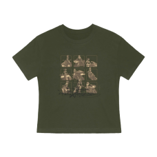 Travis Scott The Rider Babydoll Olive Tee