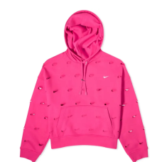 Jacquemus x Nike Le Swoosh Hoodie Dark Pink