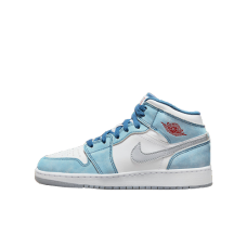 Jordan 1 Mid SE French Blue Light Steel (GS)