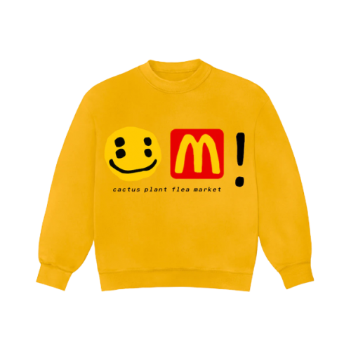 Cactus Plant Flea Market x McDonald CPFM Icons Crewneck Golden Arches