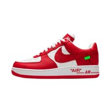 Louis Vuitton Nike Air Force 1 Low By Virgil Abloh White/Red
