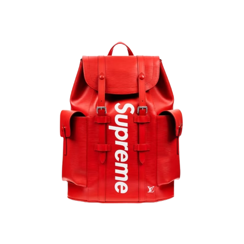 Louis Vuitton x Supreme Christopher Backpack Epi PM Red By Youbetterfly