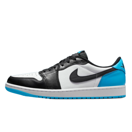 Jordan 1 Retro Low OG Black Dark Powder Blue