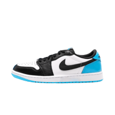 Jordan 1 Low Black Dark Powder Blue (W)