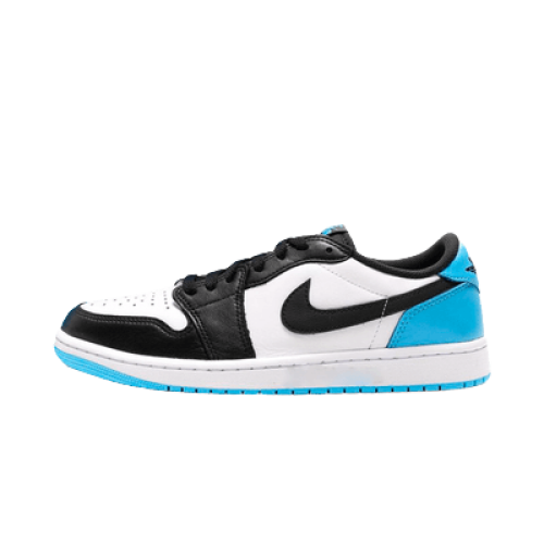 Jordan 1 Low Black Dark Powder Blue (W)