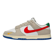 Nike Dunk Low Light Iron Ore Red Blue