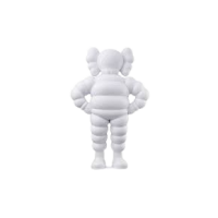 kaws chum vinyl figure white