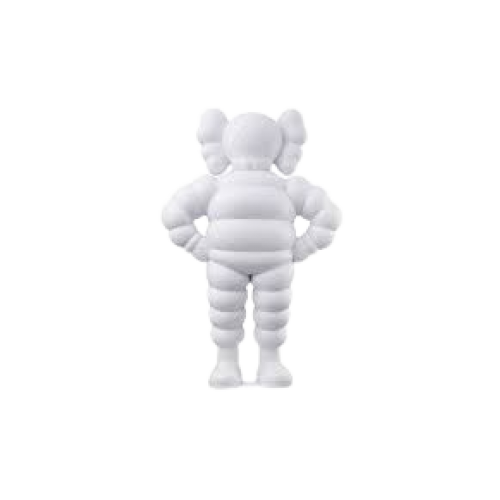 kaws chum vinyl figure white