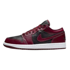 Jordan 1 Low Black Dark Beetroot (W)