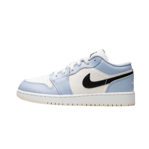 Jordan 1 Low Ice Blue Black (GS)