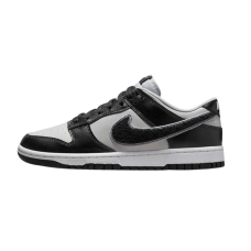 Nike Dunk Low Chenille Swoosh Black Grey