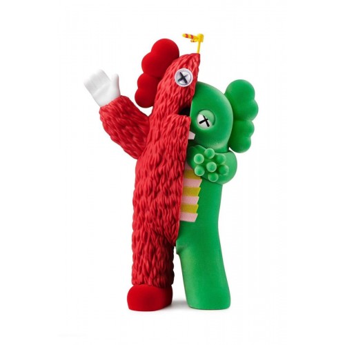 KAWS KACHAMUKKU Vinyl Figure Green/Red