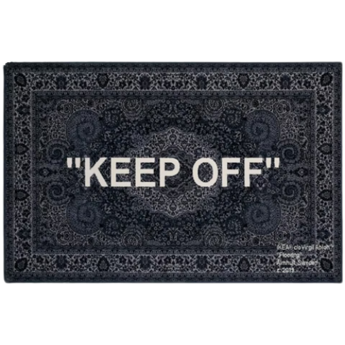 Virgil Abloh x IKEA "KEEP OFF" Rug 200x300 CM Grey/White