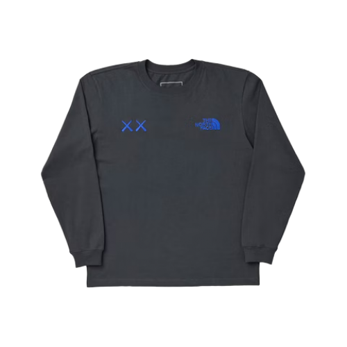 KAWS x The North Face L/S Tee Asphalt Grey