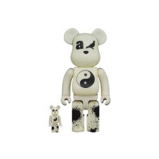 Bearbrick x atmos x Staple #4 100% & 400% Set Glow