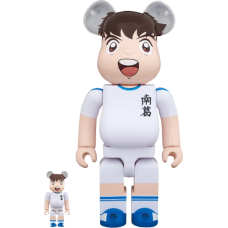 Bearbrick Medicom Captain Tsubasa Ohzora Tsubasa 100% & 400% White Set