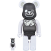 Bearbrick Fragment 100% & 400% Set Black