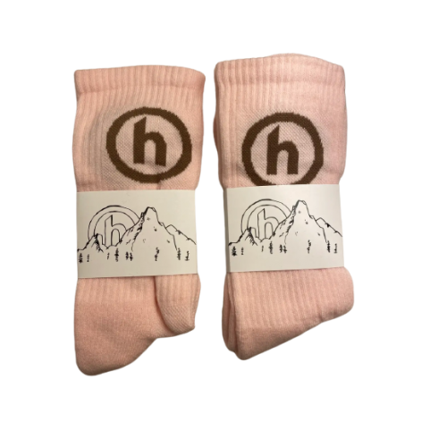 Hidden NY Crew Socks Pink