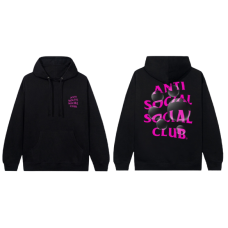 ASSC Bubblegum Pink Black Hoodie