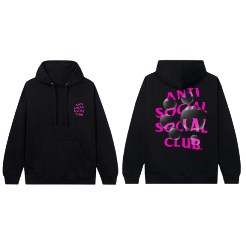 ASSC Bubblegum Pink Black Hoodie