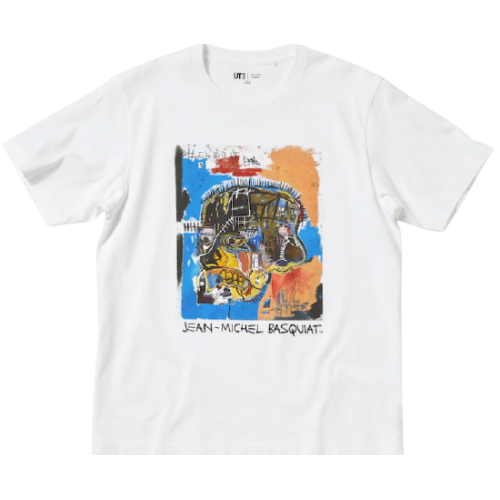 Basquiat x Uniqlo White Mono Tee 