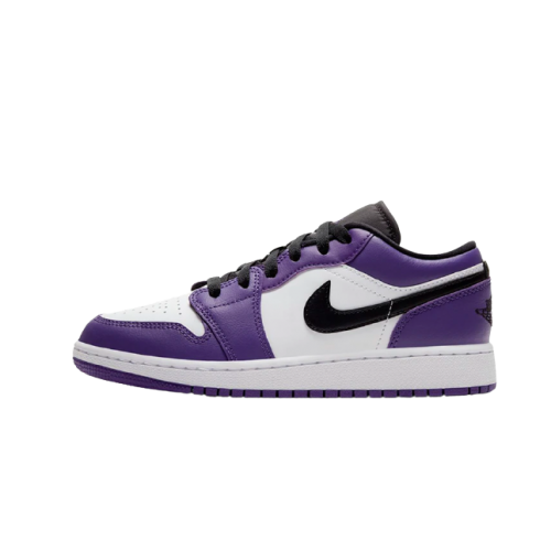 Jordan 1 Low Court Purple White (GS)