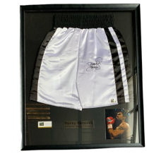 Manny Pacquiao Signed Shorts Frame