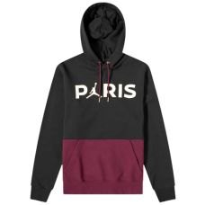 Air Jordan X PSG Fleece Hoodie Purple Black