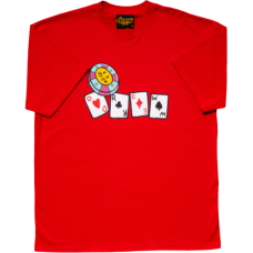 DREW HOUSE LUCKY YOU DREW SS TEE RED 