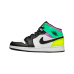 Jordan 1 Mid Pastel Black Toe (GS)