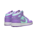 JORDAN 1 MID PURPLE AQUA (GS)