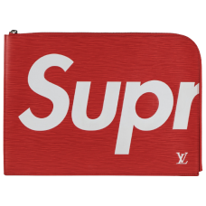 Louis Vuitton x Supreme Pochette Jour Epi GM Red