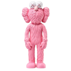 KAWS BFF Open Edition Vinyl Figure Pink Signed Qatar