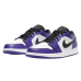 Jordan 1 Low Court Purple White