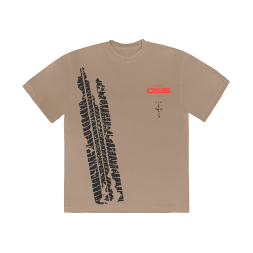 Travis Scott Cactus Jack Racetrack Tee Tan