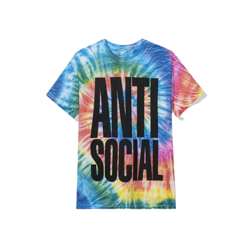 Anti Social Social Club Heatwave Black Tie Dye Tee