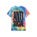 Anti Social Social Club Heatwave Black Tie Dye Tee