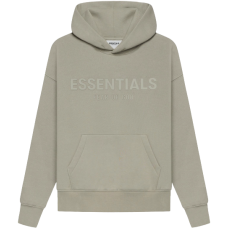 FEAR OF GOD ESSENTIALS Kids Pull-Over Hoodie Moss/Goat