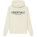 FOG ESSENTIALS Kids Pull-Over Hoodie Cream/Buttercream