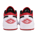 Jordan 1 Low White University Red Black