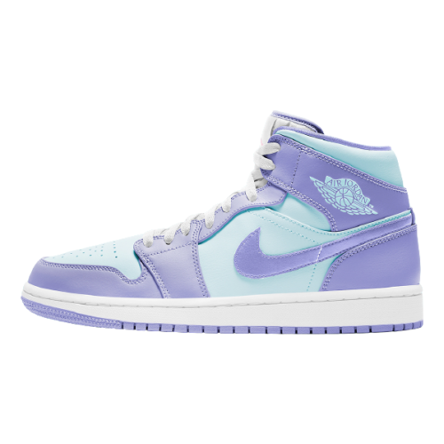 Jordan 1 Mid Purple Aqua