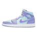 Jordan 1 Mid Purple Aqua