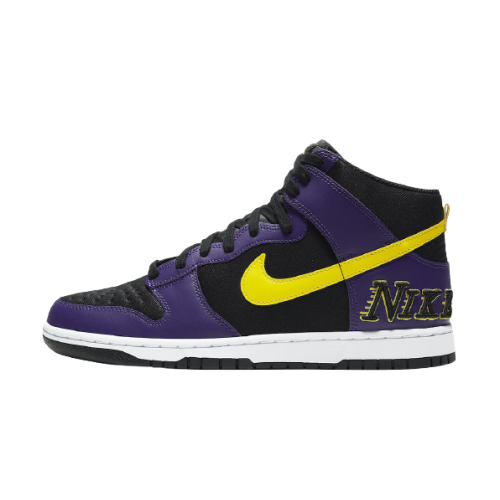 Nike Dunk High EMB Lakers