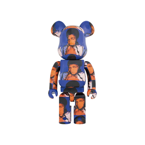 MEDICOM 1000% BEARBRICK ANDY WARHOL MUHAMMAD ALI